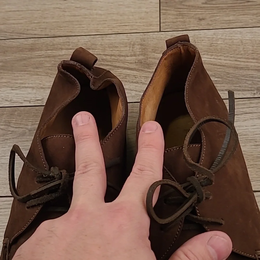 PETER MILLAR Recent‎ Brown Suede Leather Sz 13 M Chukka Boots Shoes